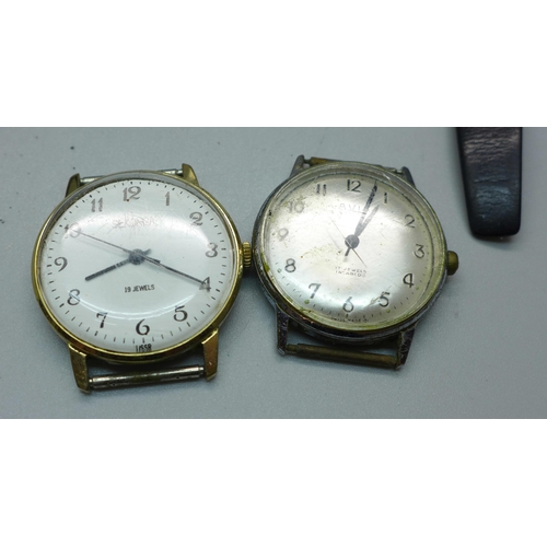 852 - A collection of wristwatches including Ingersoll, Timex, Kienzle, Junghans, Sekonda, Seiko, Smiths E... 