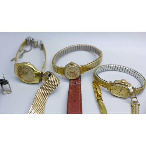853 - A collection of lady's wristwatches including Seiko, Sekonda, Oris, Smiths Empire and Timex