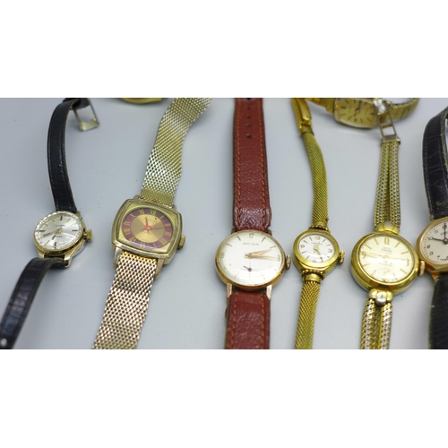 853 - A collection of lady's wristwatches including Seiko, Sekonda, Oris, Smiths Empire and Timex