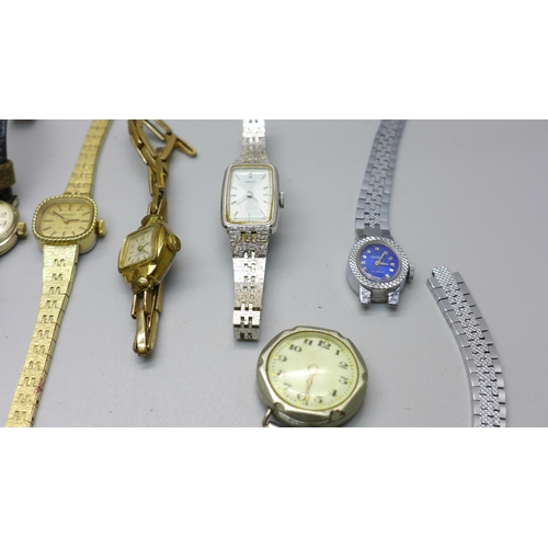 853 - A collection of lady's wristwatches including Seiko, Sekonda, Oris, Smiths Empire and Timex