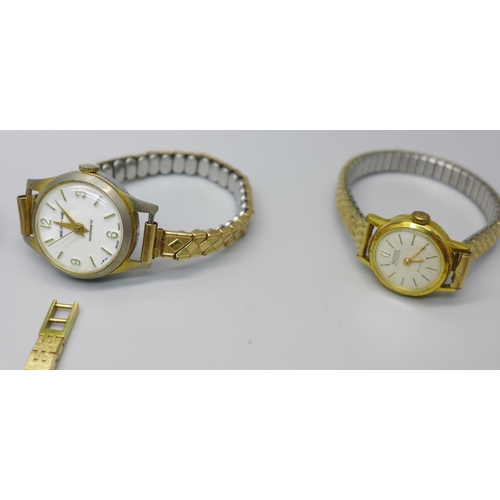 853 - A collection of lady's wristwatches including Seiko, Sekonda, Oris, Smiths Empire and Timex