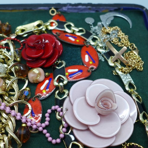 873 - Designer costume jewellery including Butler & Wilson