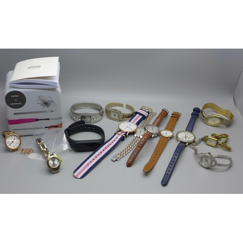 876 - Lady's watches including Cath Kidston, Fossil, Citizen Eco-Drive, Daniel Wellington, Certina