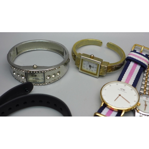 876 - Lady's watches including Cath Kidston, Fossil, Citizen Eco-Drive, Daniel Wellington, Certina