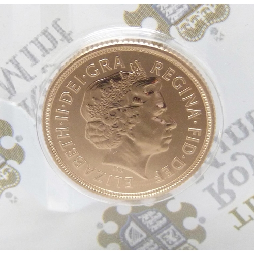 893 - A 2012 gold full sovereign