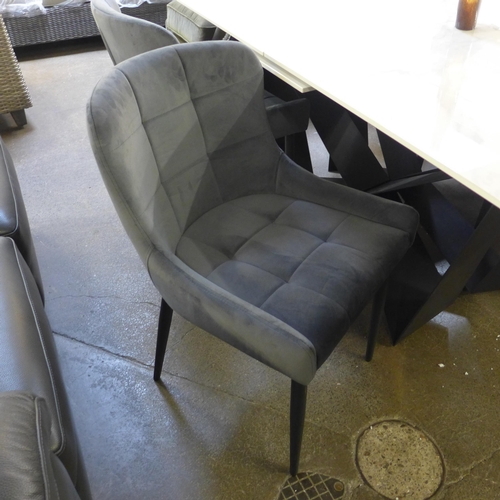 1441 - A Marvel 2m dining table and four Kos granite chairs * this lot is subject to VAT