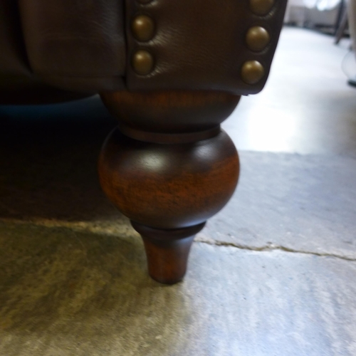 1486 - A Buckingham chestnut leather power reclining wingback armchair * this lot is subject to VAT RRP £10... 