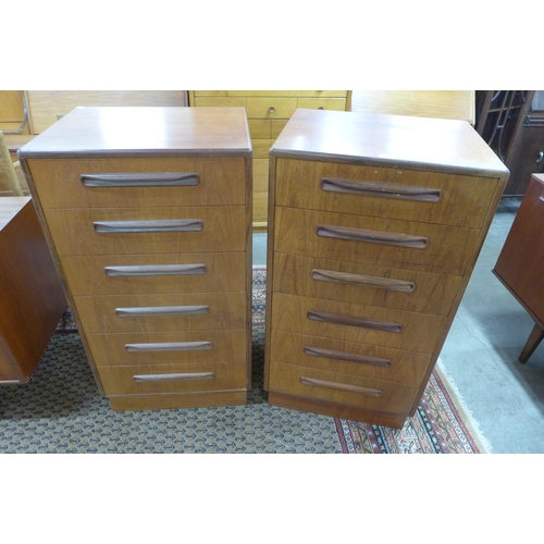 12 - A pair of G-Plan Fresco teak chests of drawers