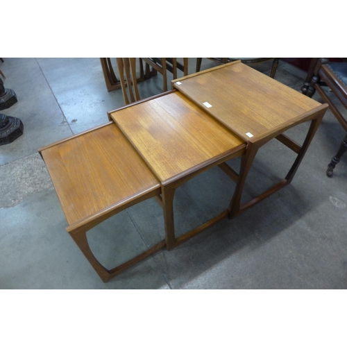 27 - A G-Plan Quadrille teak nest of tables