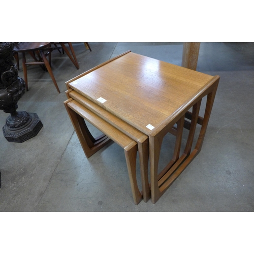 28 - A G-Plan Quadrille teak nest of tables