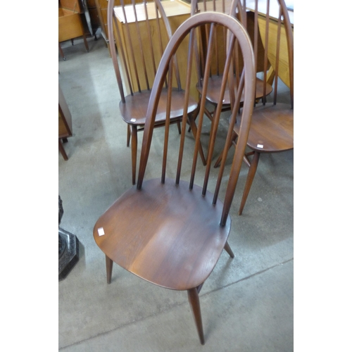 29 - A set of four Ercol Golden Dawn elm and beech Quaker chairs