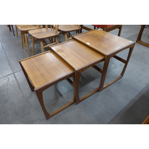 33 - A G-Plan Quadrille teak nest of tables