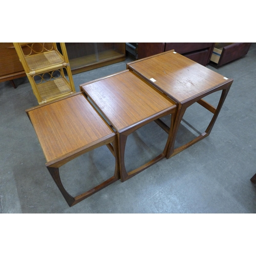 34 - A G-Plan Quadrille teak nest of tables