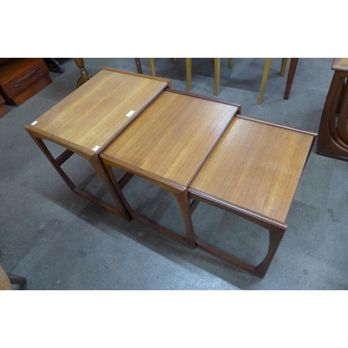 4 - A G-Plan Quadrille teak nest of tables