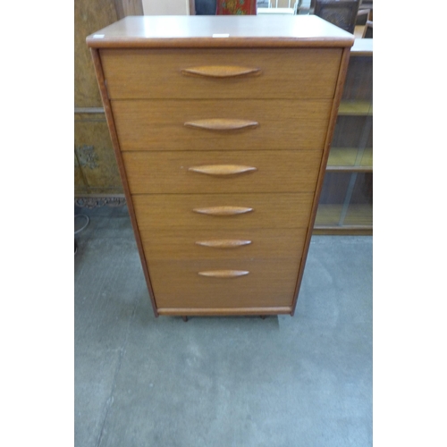 57 - An Austin Suite teak chest of drawers