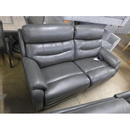 1428 - A Fletcher 2.5 Seater Leather Power Recliner sofa, original RRP £1124.99 + vat (4182-6) *This lot is... 