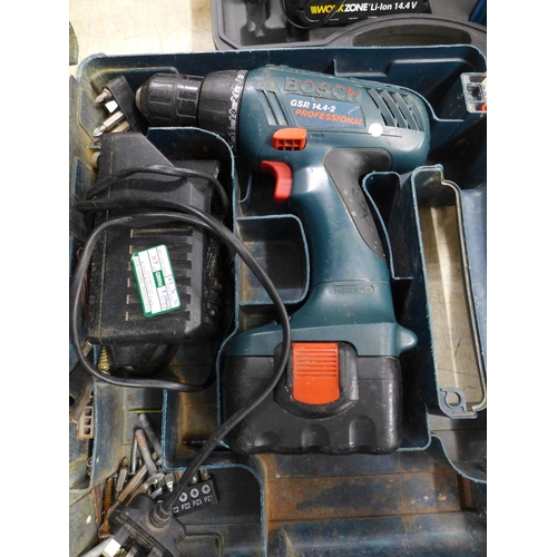 2017 - Five power tools including drills, multi-saw, etc.