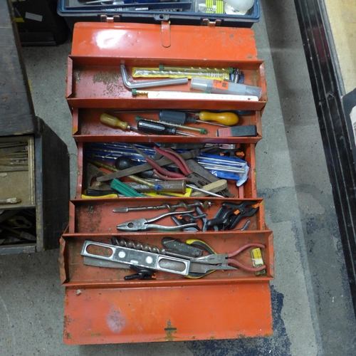 2053 - Four boxes of mixed tools inc. sockets