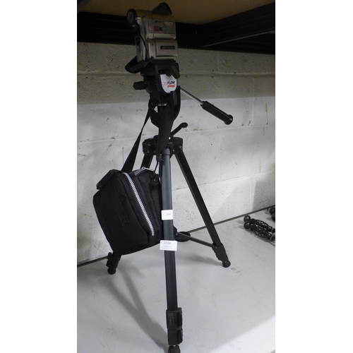 2104 - A Teica Digital Video Camera, with bag and tripod