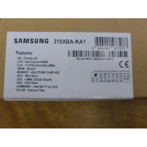 2108 - A boxed and sealed Samsung Chromebook 4 (S/N4QEQ9FDR200563)