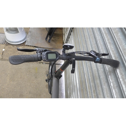 2173B - A Li-Fe Force folding electric bike in matt grey - 36v, 250w - RRP £1,349, unused with charger, keys... 