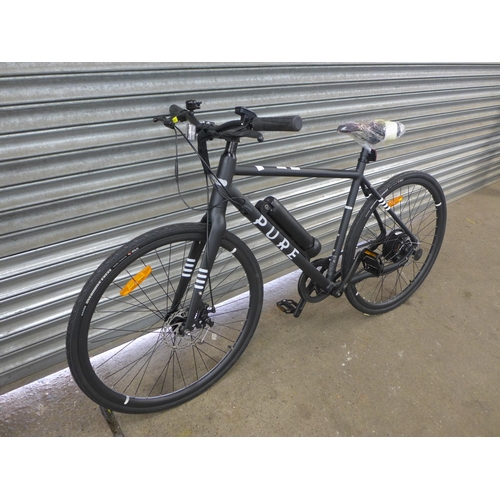 2173G - A Pure Flux One electric hybrid bike, 250w, unused with charger, keys and manual - RRP £999.99