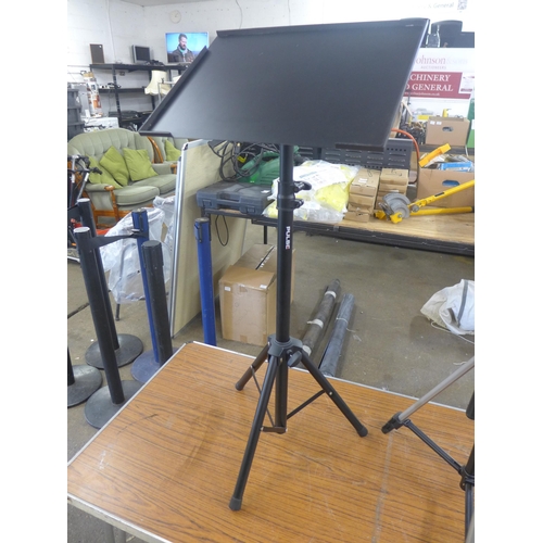 2342 - A Velbon CX-300 lightweight tripod, boxed and a Pulse tripod laptop stand