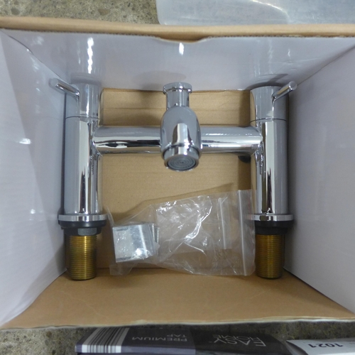 2344 - A quantity of unused mixer taps including bath and shower mixer, Easy Home premium tap and other tap... 