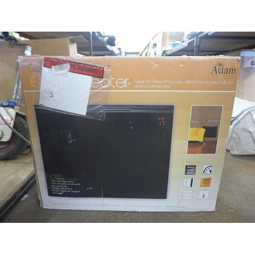 2371 - An Adam heating glass panel electric heater