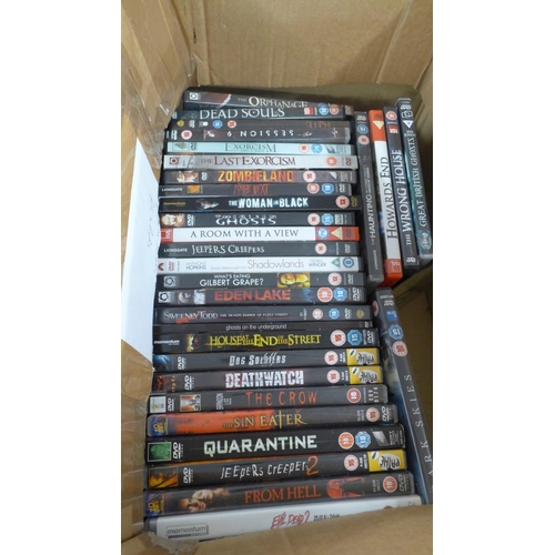 2376 - A box of Horror DVD's