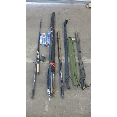 2402 - Fishing gear; rods and carp ready rigs