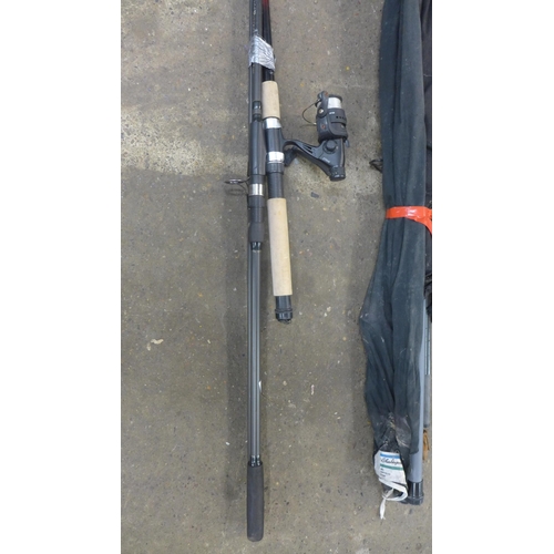 2402 - Fishing gear; rods and carp ready rigs