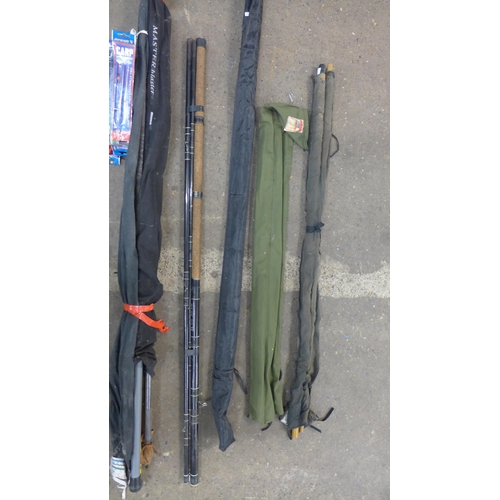 2402 - Fishing gear; rods and carp ready rigs