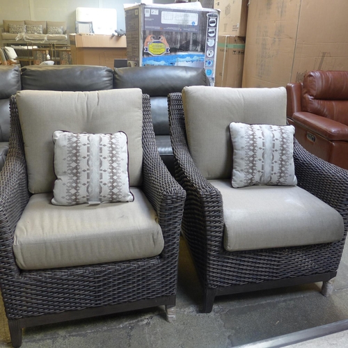 1498 - An Agio Mckenzy 6 piece Woven Deep Seating Set, original RRP £1999.99 + VAT (4184-34) *This lot is s... 