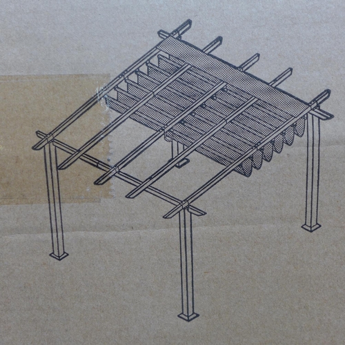 1500 - Paragon Modena 12X12Ft soft top Pergola, original RRP £991.65 + VAT - sealed boxes (4175-7/902) *Thi... 