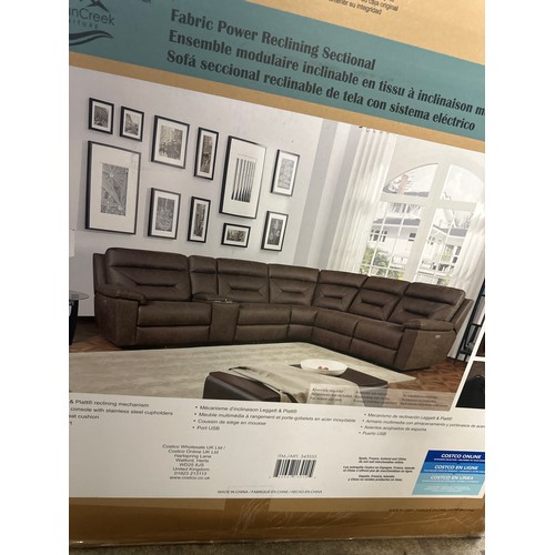 1457 - A Justin Brown Sectional Reclining Sofa, original RRP £1833.33 + vat - boxed(4182-18) *This lot is s... 