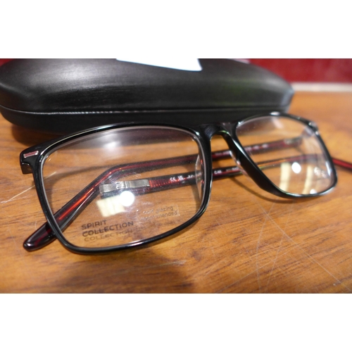 3112 - Jaguar Black Plastic Glasses - Damaged - (302-163)  * This lot is subject to vat