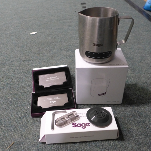 3010 - Sage Pump Coffee Machine, original RRP £449.99 + VAT (303-256) * This lot is subject to VAT