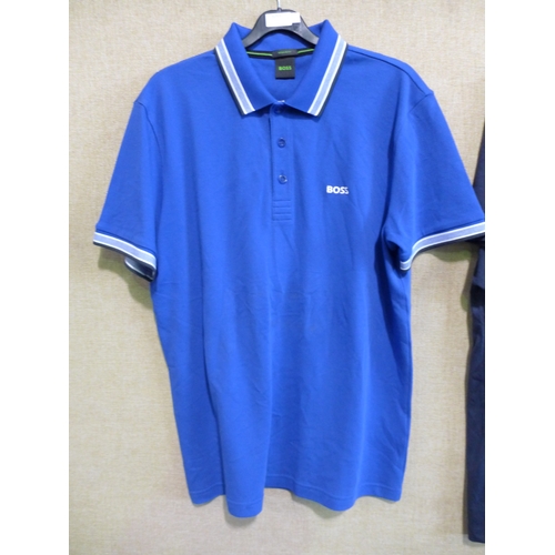 3055 - Men's Boss Polo and Nike t-shirt - both blue, mixed sizes