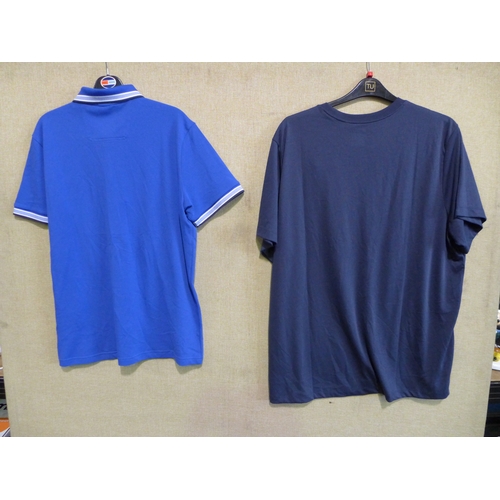 3055 - Men's Boss Polo and Nike t-shirt - both blue, mixed sizes