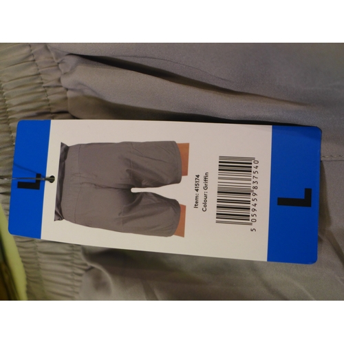 3097 - Quantity of men's grey Umbro shorts - mixed size  * This lot is subject to VAT