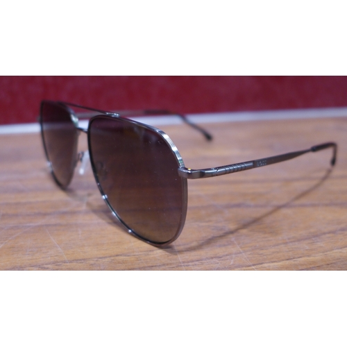 3111 - Hugo Boss Gunmetal Metal Sunglasses   (302-520)  * This lot is subject to vat