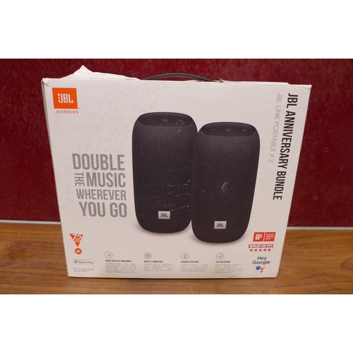 3116 - 2Pk JBL Link Portable Speakers (302-523)  * This lot is subject to vat