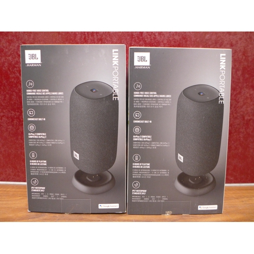 3118 - 2Pk JBL Link Portable Speakers (302-31)  * This lot is subject to vat