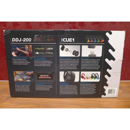 3121 - Pioneer Dj Bundle DDJ-200 & HDJ-Cue1Bt-K, Original RRP £164.99 + vat          (302-17)  * This lot i... 