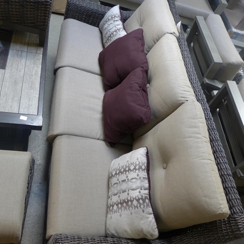 1498 - An Agio Mckenzy 6 piece Woven Deep Seating Set, original RRP £1999.99 + VAT (4184-34) *This lot is s... 