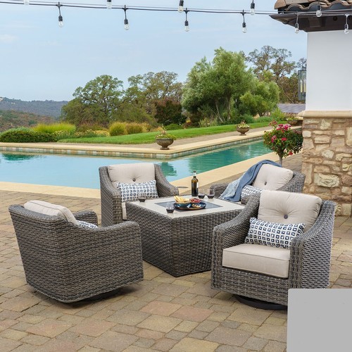 1511 - A Sunvilla Pelington 5 piece Deep Seating Fire Set, original RRP £2416.66 + VAT (4184-19) *This lot ... 