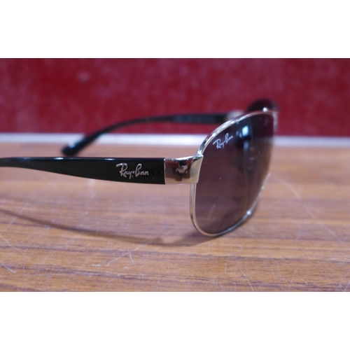 3130 - Rayban Silver Metal Sunglasses (302-498)  * This lot is subject to vat