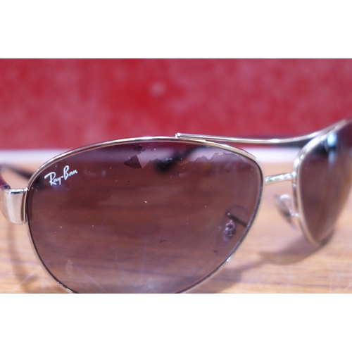 3130 - Rayban Silver Metal Sunglasses (302-498)  * This lot is subject to vat