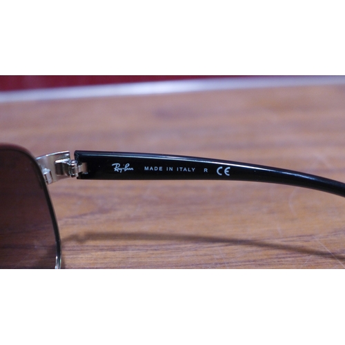 3130 - Rayban Silver Metal Sunglasses (302-498)  * This lot is subject to vat